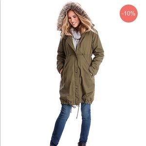 Seraphine Penelope parka army green 4 maternity